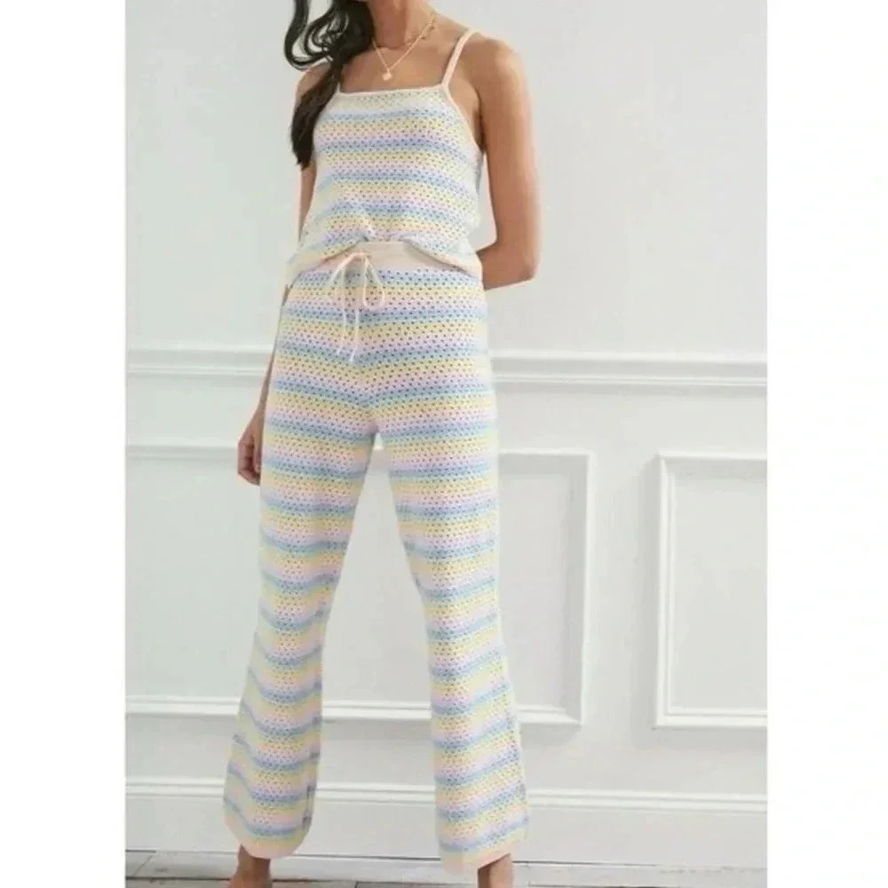 Anthropologie x Saturday/Sunday Taleen Striped Lounge Pants - size S - Picture 3 of 10